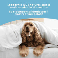 Premi naturali di acciughe disidratate per cani e gatti