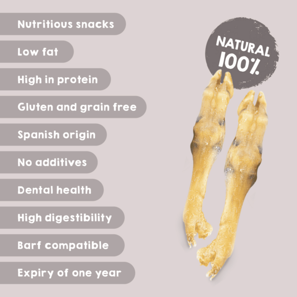 benefits of natural dog treats lamb's trotters
